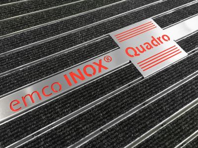 Remarquable promotion en tapis d’entrée : emco Inox® Quadro